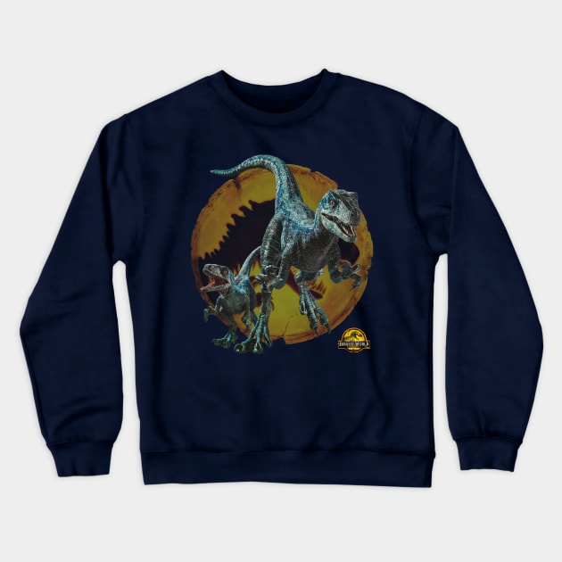 Blue and Beta Dominion Crewneck Sweatshirt by WorldDinosaurs